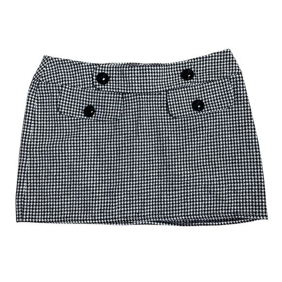 Wet Seal Vintage Y2K Houndstooth Mini Skirt Small - Picture 1 of 4